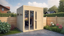 Bertilo Gartenhaus Cubus 2 Office - 19 mm