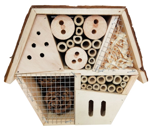 Garden Pleasure Insektenhotel 21 x 10 x 17 cm, Kiefer / Bambus - Auslaufartikel