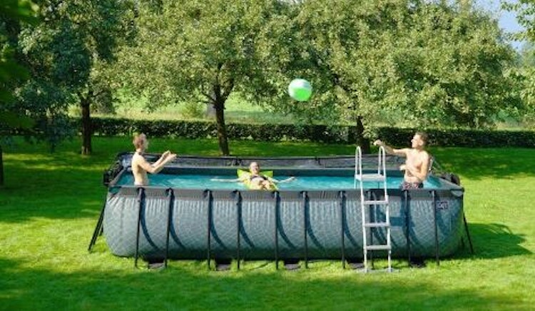 Exit rechteckiger Rahmenpool mit Sandfilteranlage 540 x 250 cm (Höhe 122cm)