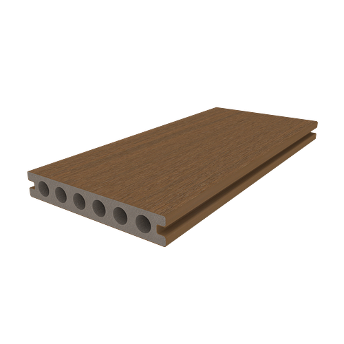 NewTechWood Deluxe Vintage WPC-Terrassendiele Hohlkammer Teak  23 x 138 mm