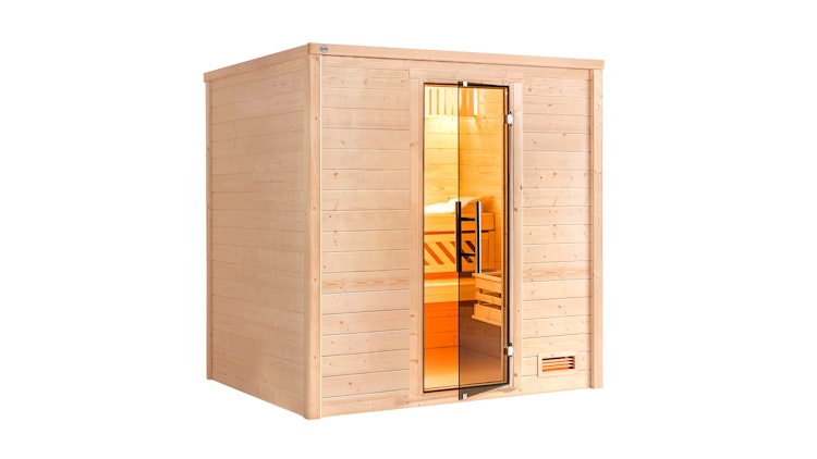 Weka Premium Massivholzsauna Bergen 2 - 45 mm