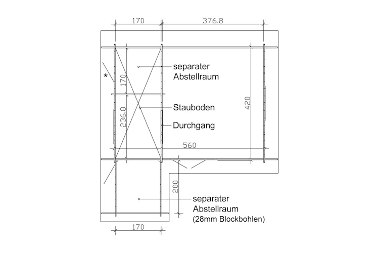 Skan Holz 45 mm Gartenhaus Esbjerg/Freizeithaus 3