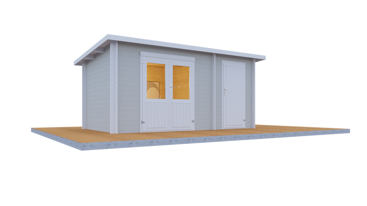 Wolff Finnhaus Gartenhaus Geeltje 4323 - 40 mm