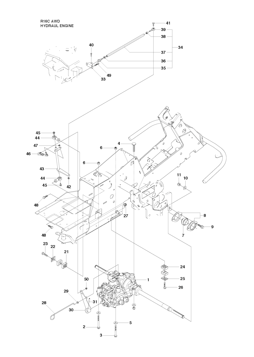 Explosionszeichnung Ersatzteile