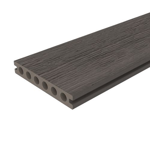 NewTechWood Deluxe Vintage WPC-Terrassendiele Hohlkammer Silver Gray  23 x 138 mm