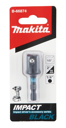 Makita Adapter von 1/4" 6KT auf 1/2" 4KT B-66874
