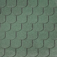 Wolff Finnhaus Biberschwanz Dachschindeln grün