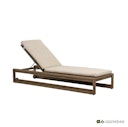 Vorschaubild Apple Bee Sonnenliege ANTIGUA, Teak Coastal / Rope Taupe / Kissen BEE WETT (100 % Polypropylen) Natural Oak - Abverkauf