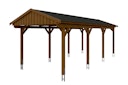 Vorschaubild Skan Holz Fichtelberg - Satteldach Einzelcarport Breite 317 cm