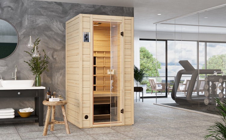 Weka Infrarot Wärmekabine Vaala Gr. 1 inkl. Linienstrahler