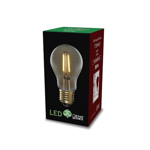 Konstsmide Leuchtmittel, LED E27, bernstein, 4W, 330lm (7720-013)