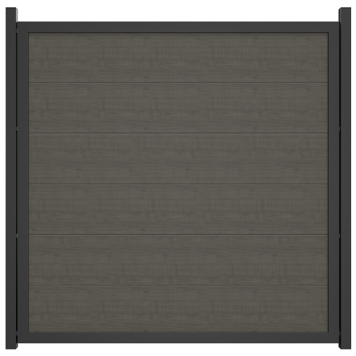 GroJa BasicLine NOVA Sichtschutz PVC Bausatz 1800 x 1800 mm