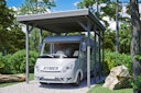 Vorschaubild Skan Holz Caravan-Carport Friesland 397x555 cm mit erhöhter Einfahrt