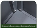 Vorschaubild KGT Hochbeet UrbanGrow M-Space inkl. Stauraum - B 101 x T 51 x H 86 cm