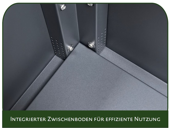 KGT Hochbeet UrbanGrow M-Space inkl. Stauraum - B 101 x T 51 x H 86 cm