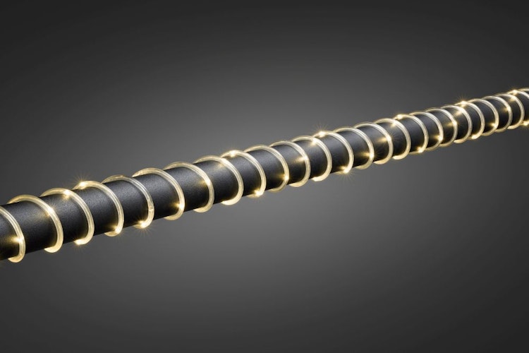 Konstsmide Weihnachtsbeleuchtung  LED Mini Lichterschlauch 10m130 warmweiß Dioden