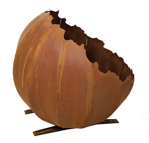 Badeko Feuerkugel ,,Aurora“ in Edelrostoptik