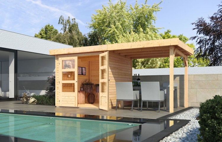 Karibu Gartenhaus Timmo (Askola) - 19 mm inkl. gratis Expressversand