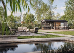 Palmako Gartenhaus Amanda 11,2 + 7,8 m² Slide Plus - 44 mm