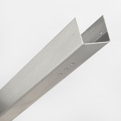 BambusBASIS Seitliches Rahmenprofil Edelstahl