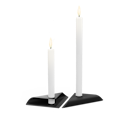 Vorschaubild höfats Kerzenhalter-Set SQUARE CANDLE schwarz 4 Stück