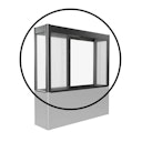 Vorschaubild Biohort Gewächshausaufsatz Florentina für Hochbeet/Belvedere 2x1 & 2x0,5