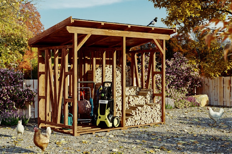 Skan Holz Holzunterstand Max 1