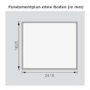 Vorschaubild Karibu Woodfeeling Gartenhaus Amberg 2/3/4/5 terragrau - 19 mm