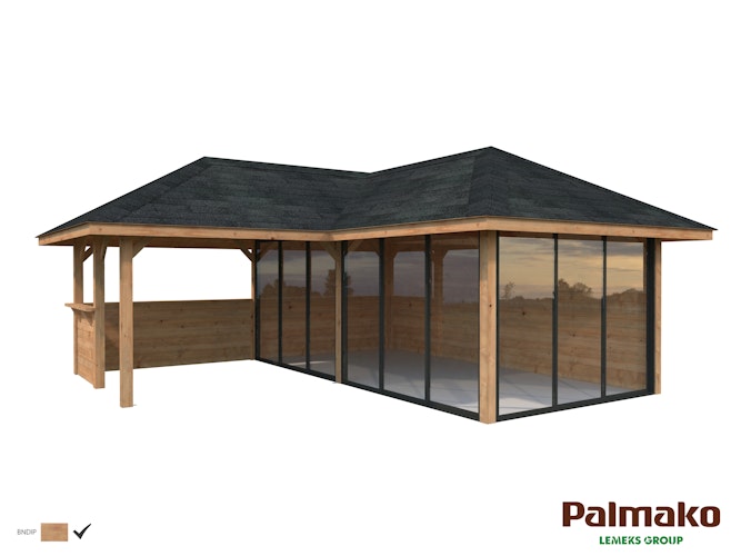 Palmako Pavillon Bianca 24,9 m² Set 223 Slide