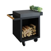 OFYR Mise en Place Table Black 65 PRO Keramik Dunkelgrau
