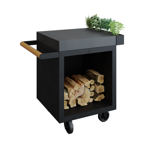 OFYR Mise en Place Table Black 65 PRO Keramik Dunkelgrau