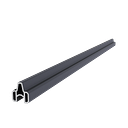 Vorschaubild NewTechWood Portland/Castello Start- und Abschlussprofil Anthrazit 900 mm
