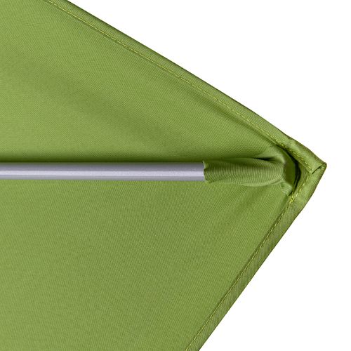 doppler Mittelmastschirm ACTIVE 300 x 200 Auto-Tilt, Aluminium Silber / Polyester 180 g/m²