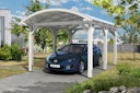 Vorschaubild Skan Holz Franken - Bogendach Einzelcarport aus Leimholz Breite 376 cm