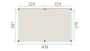 Vorschaubild Weka Design Pavillon Lumley - 500 x 300 cm