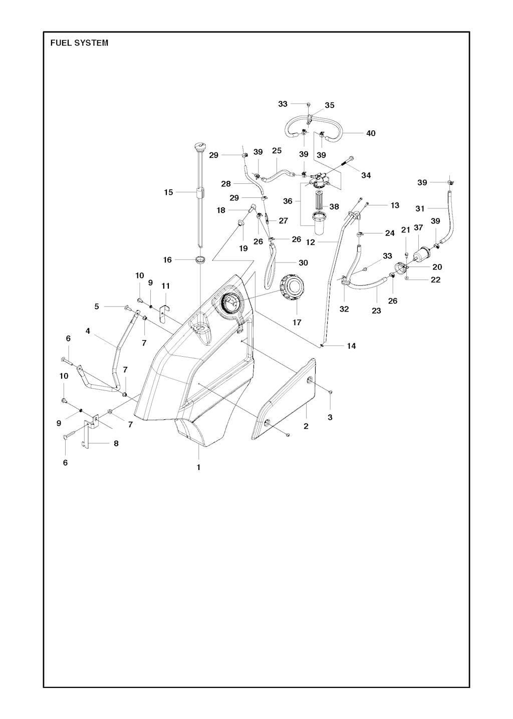 Explosionszeichnung Ersatzteile