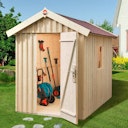 Vorschaubild Weka Schwedenhaus - 32 mm (aufgedoppelt) Gartenhaus sägerau