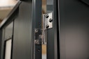 Vorschaubild Wolff Finnhaus Premium Metall Gartenhaus Thorin 6030 Anthrazit inkl. 300 cm Anbaudach