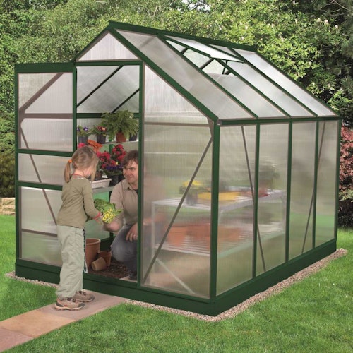 Vitavia Gewächshaus Calypso 5800 inkl. 2 Dachfenstern - 5,8 m²