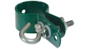 Vorschaubild Alberts® Schelle,Befestigung v. Geflechtspannstäben an Pfosten,verzinkt,grün Kst.b.,⌀42mm 655617