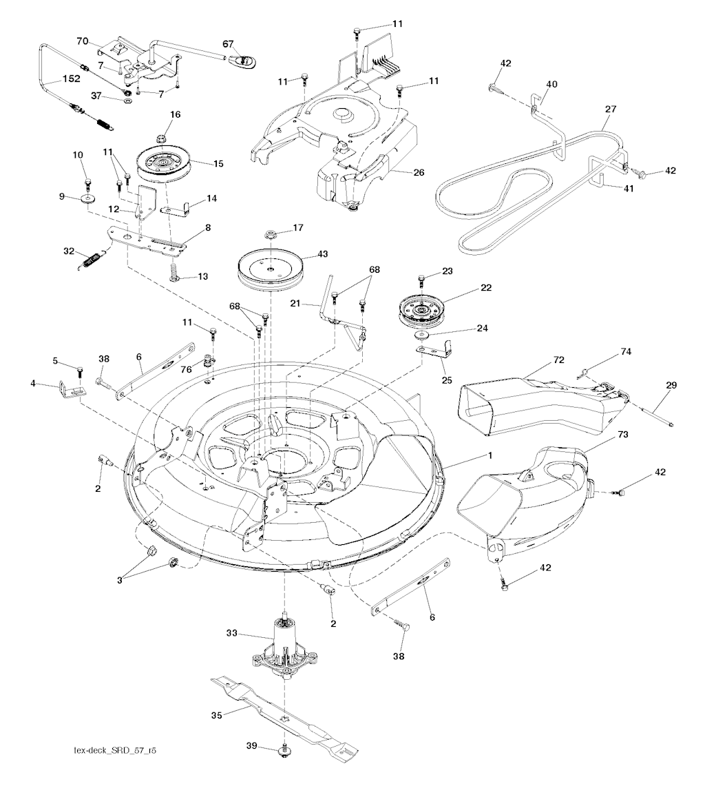 Explosionszeichnung Ersatzteile
