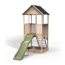 Vorschaubild EXIT Panorama 500 Holzspielhaus mit Rutsche & Sandkasten
