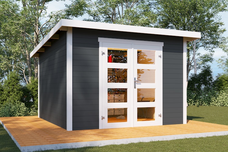 Wolff Finnhaus Gartenhaus Thies 2929 - 28 mm