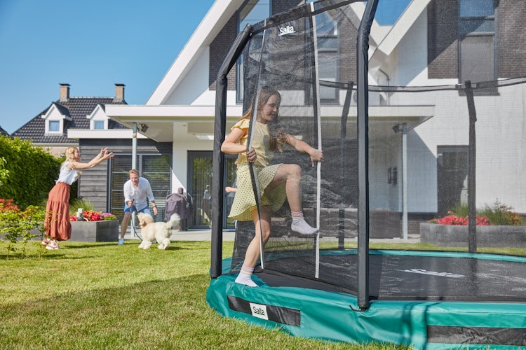 Salta Trampolin Premium Ground mit Sicherheitsnetz