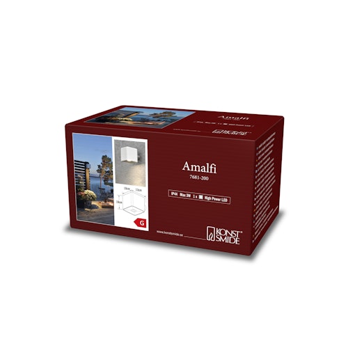 Konstsmide Wandleuchte Amalfi, versch. Farben