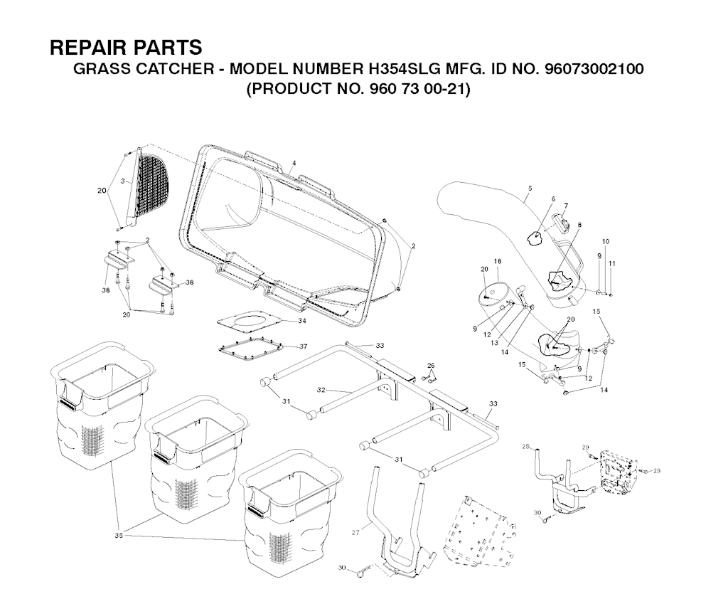 Explosionszeichnung Ersatzteile
