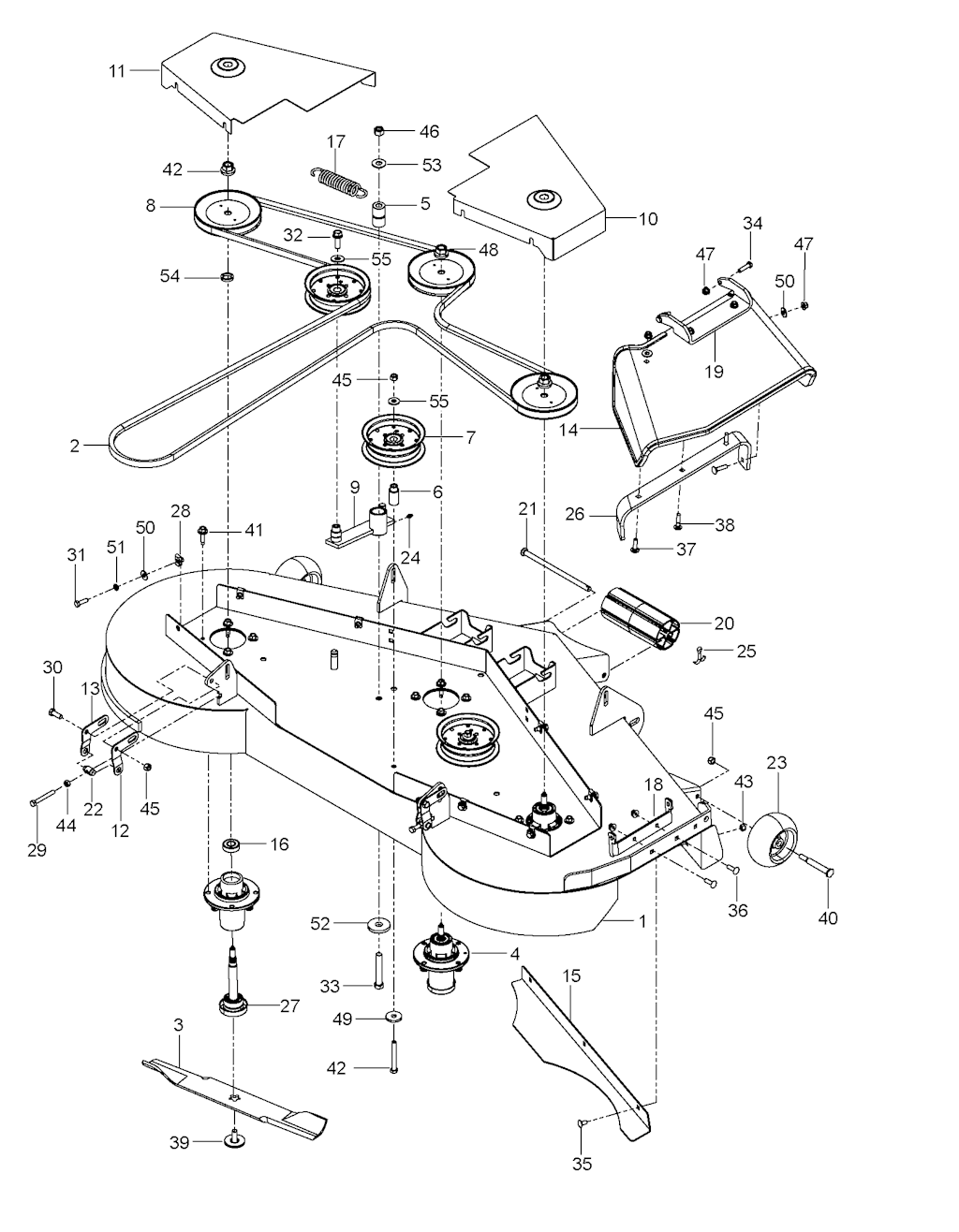 Explosionszeichnung Ersatzteile