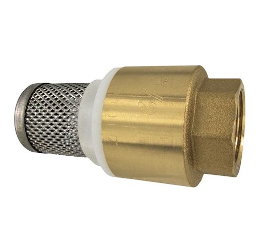 Oase Fußventil Messing federbelastet