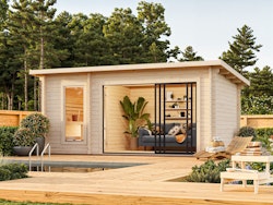 Palmako Saunahaus Sanna 12,8 m³ Slide Plus