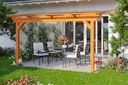 Vorschaubild Skan Holz Terrassendach Ancona Leimholz o. Mittelpfosten 434 cm